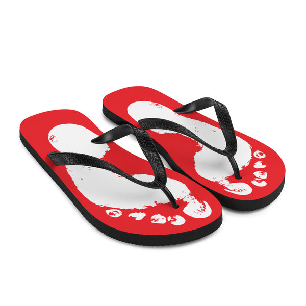 Red Flip-Flops
